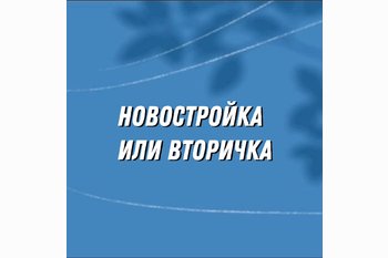  Новостройка или вторичка